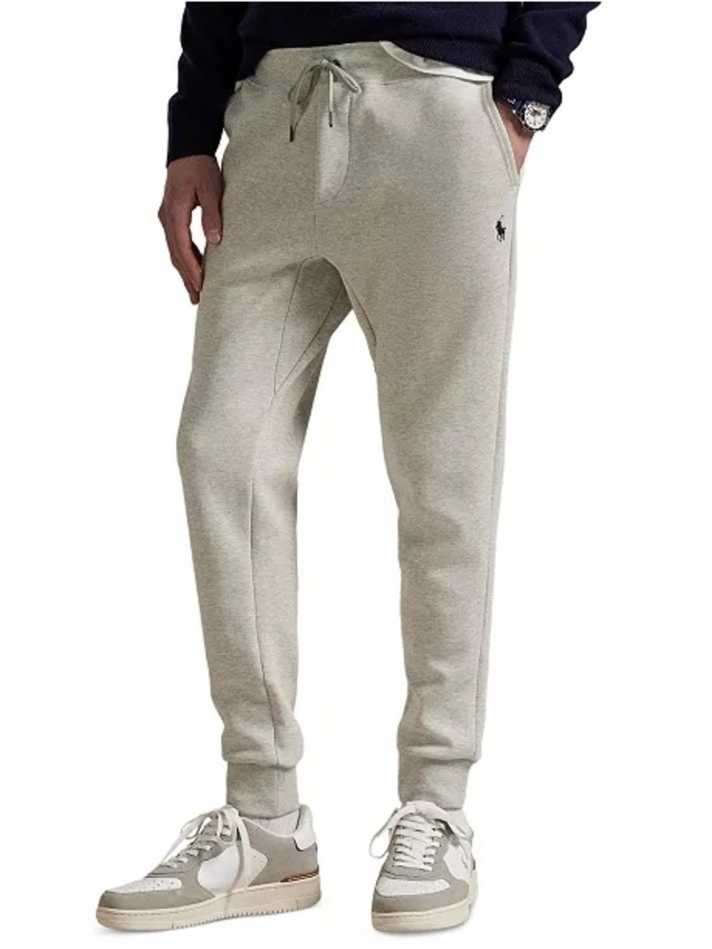 Polo Ralph Lauren Men’s Double Knit Jogger Pants Grey Size Small